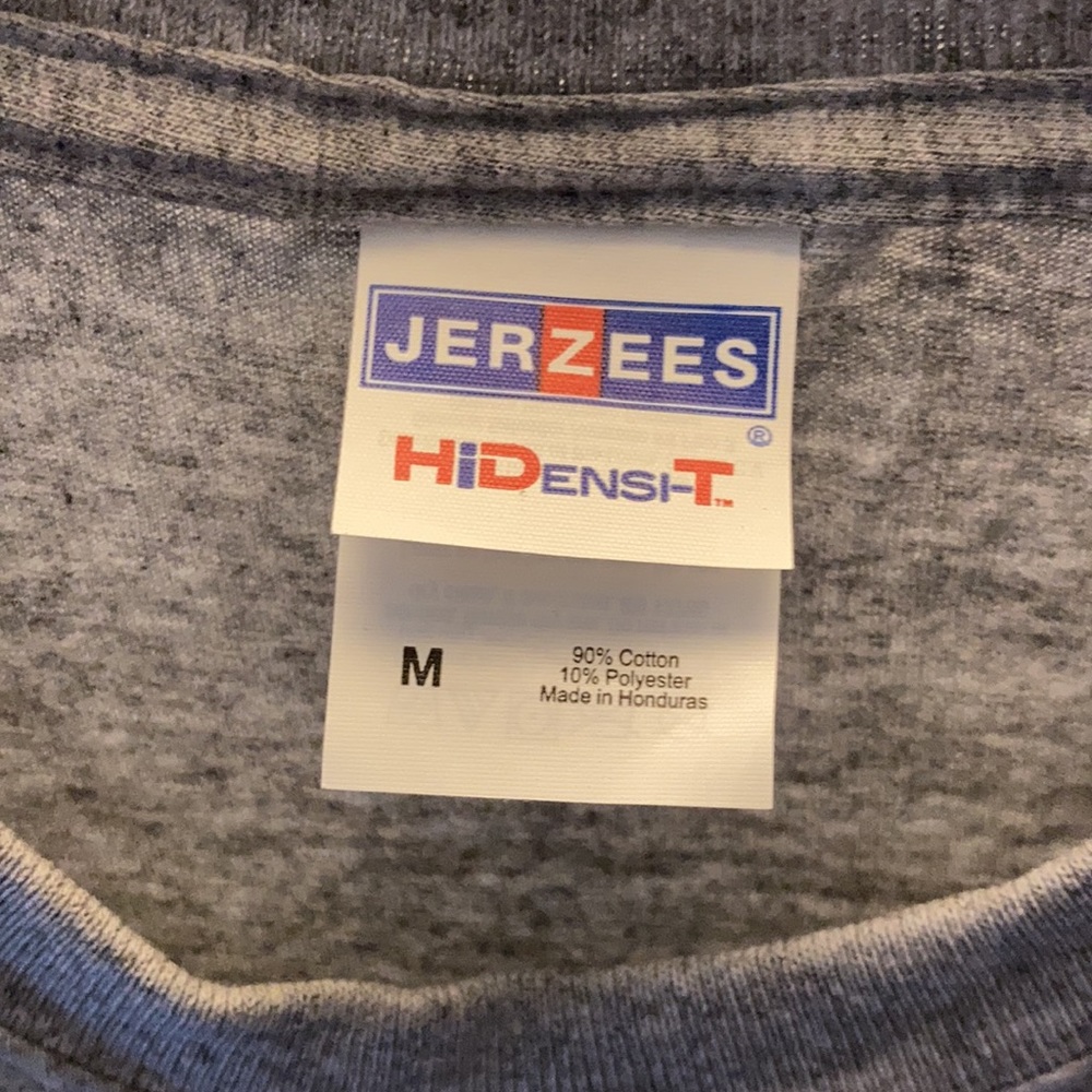 Jerzees NWOT. Size M grey t shirt - Picture 2 of 2